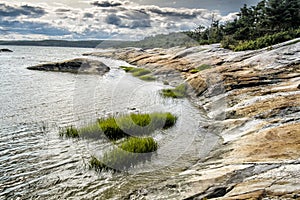 Island on the Saint Lawrence seaway photo